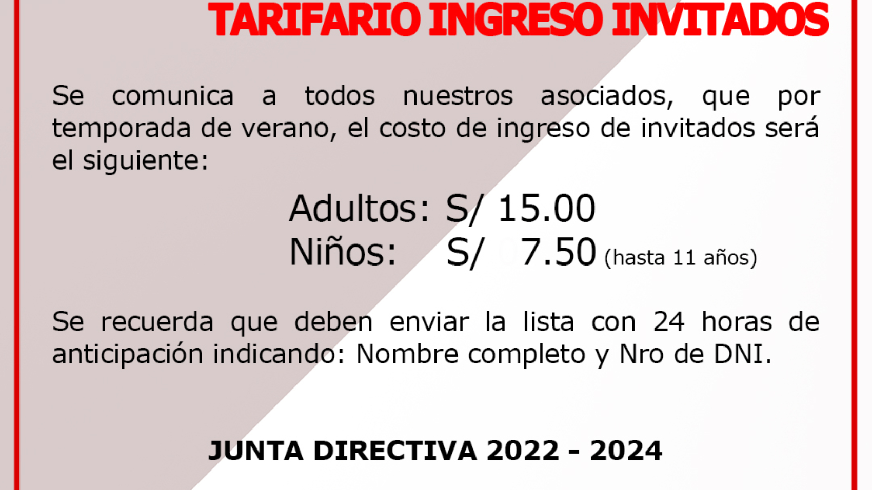 COMUNCIADO Nª03-2023